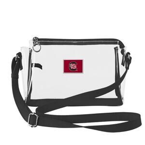 New South Carolina Gamecock Stadium Approved Small Clear Handbag w/ Strap, Bag
